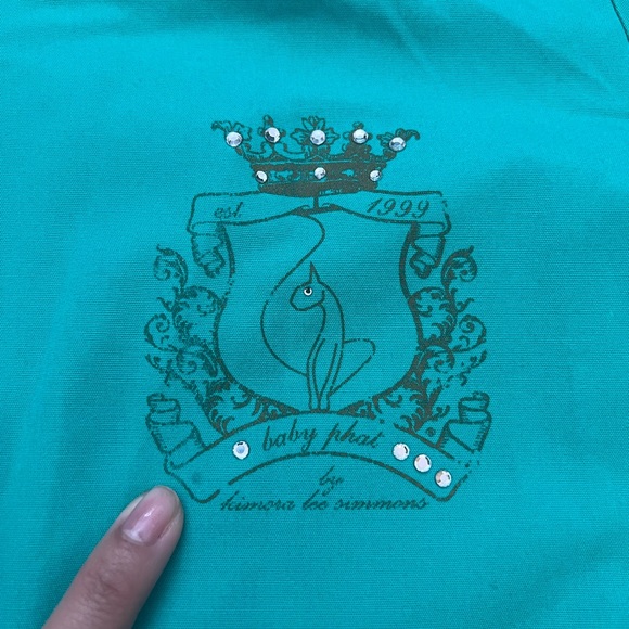 Vintage Baby Phat Lightweight Green Jacket Size Small - Picture 3 of 9